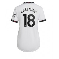 Manchester United Casemiro #18 Fotballklær Bortedrakt Dame 2022-23 Kortermet